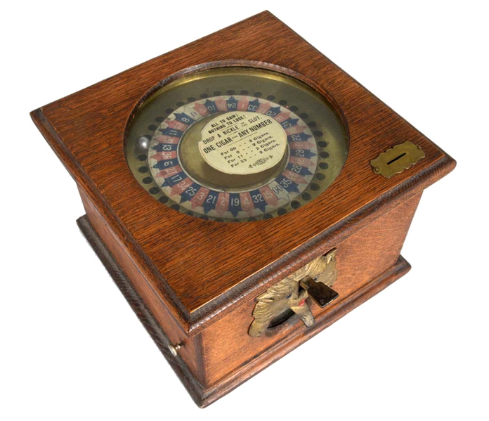 **5¢ WESTERN AUTOMATIC MACHINE CO. IMPROVED ROULETTE TRADE STIMULATOR