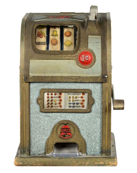 **1¢ REX NOVELTY CO. ELECTRIC BELL SLOT MACHINE