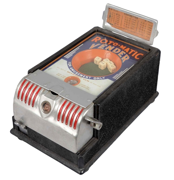 **1¢ GROETCHEN ROTO-MATIC VENDER TRADE STIMULATOR