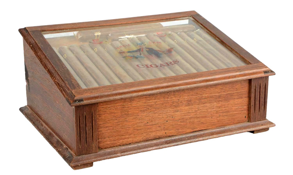 UNCLE SAM CIGARS HUMIDOR WITH HOYO DE MONTERREY DE JOSE GENER CIGARS