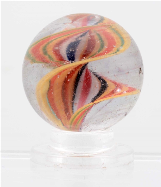 Lot Detail - DOUBLE HELIX RAZOR NAKED RIBBON SWIRL MARBLE.