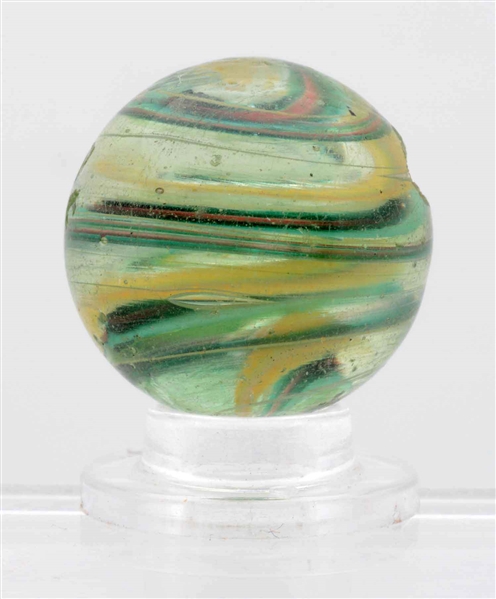 TRANSITIONAL THREE STAGE TORNADO RIBBON MARBLE. 