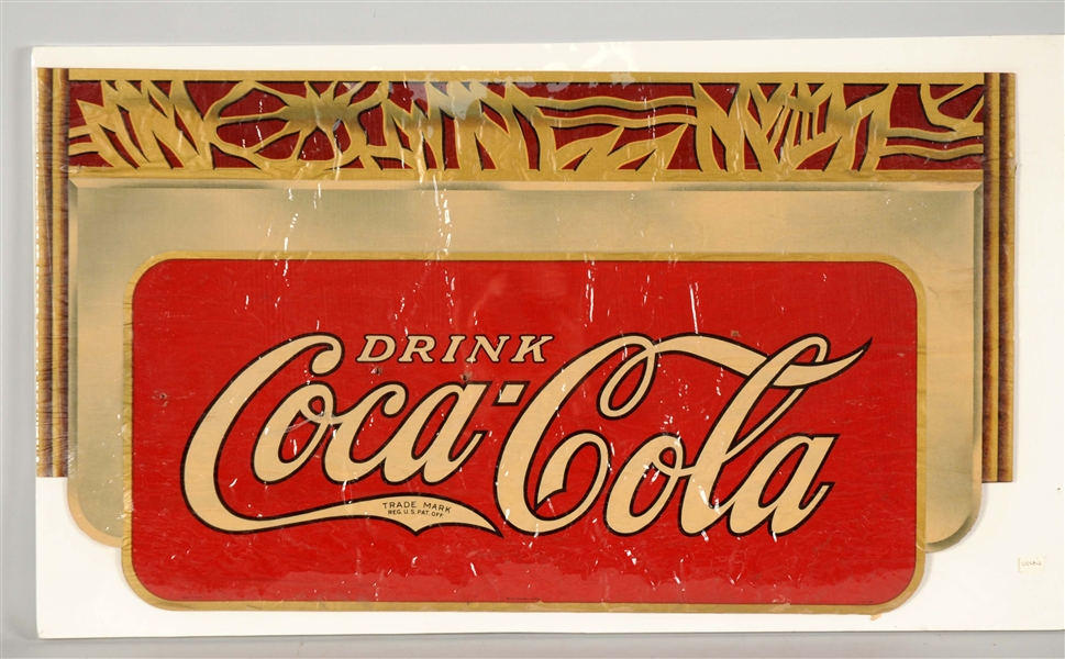 LOT OF 10+: 1937 COCA-COLA DECALS.