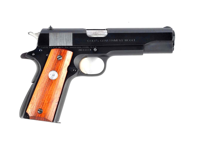 (M) FINE COLT SERIES 70 .38 SUPER 1911 PISTOL. 