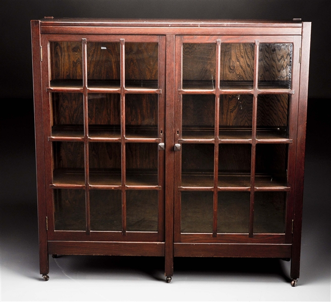 GRAND RAPIDS CHAIR CO. TWO DOOR CHINA CABINET. 