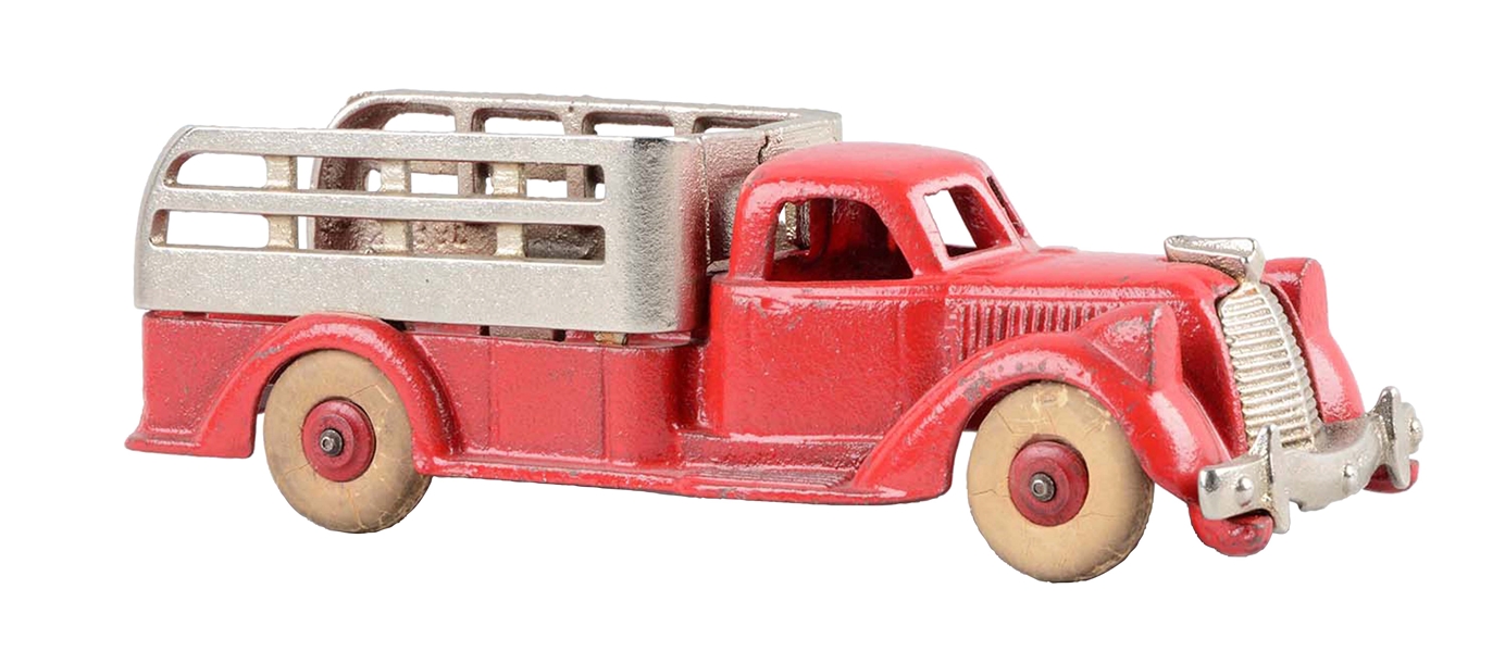 HUBLEY CAST IRON STAKE TRUCK.