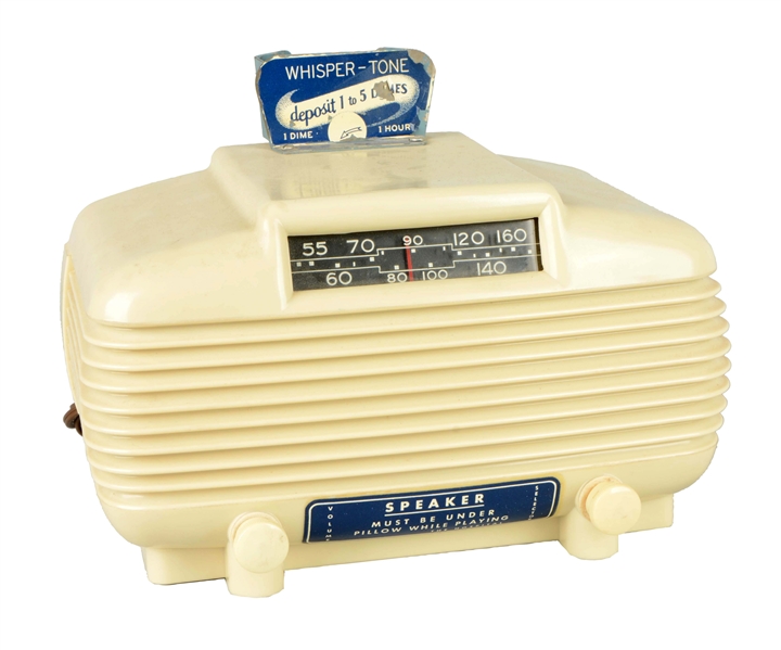 10¢ NATIONAL HOSPITAL WHISPER-TONE RADIO