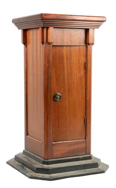 OAK SLOT MACHINE CABINET STAND