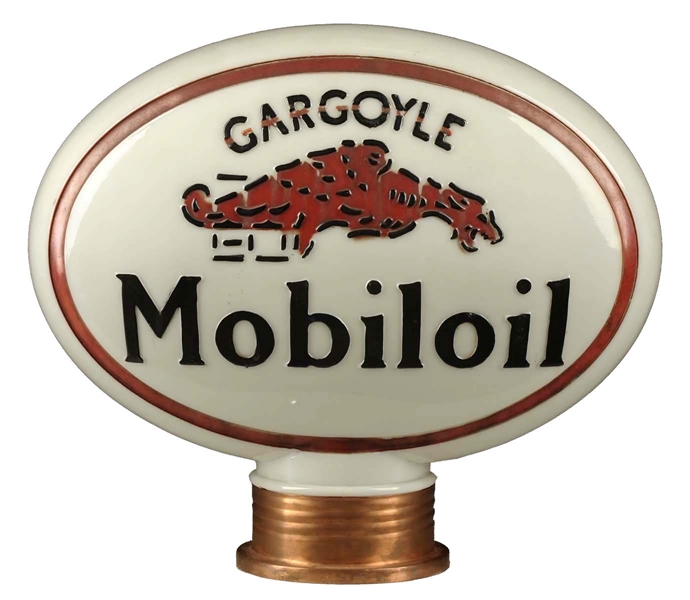 MOBILOIL GARGOYLE OPC OIL CABINET GLOBE.