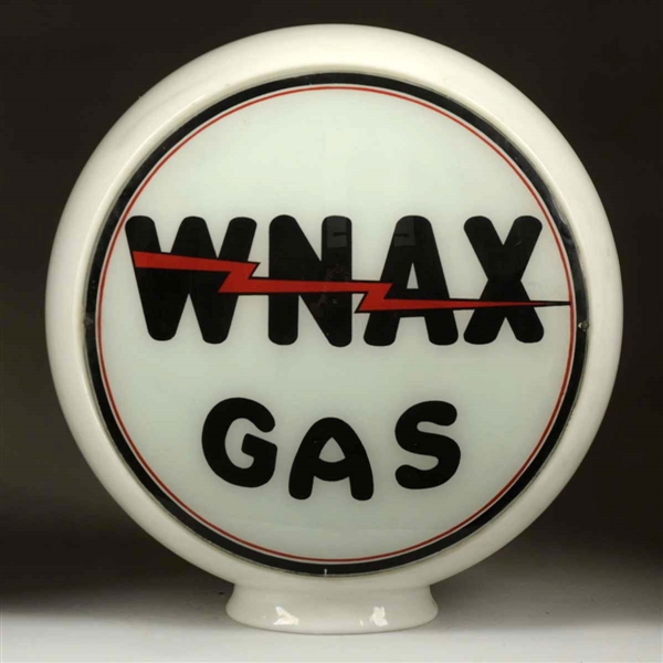 WNAX GAS 13-1/2" GLOBE LENSES.