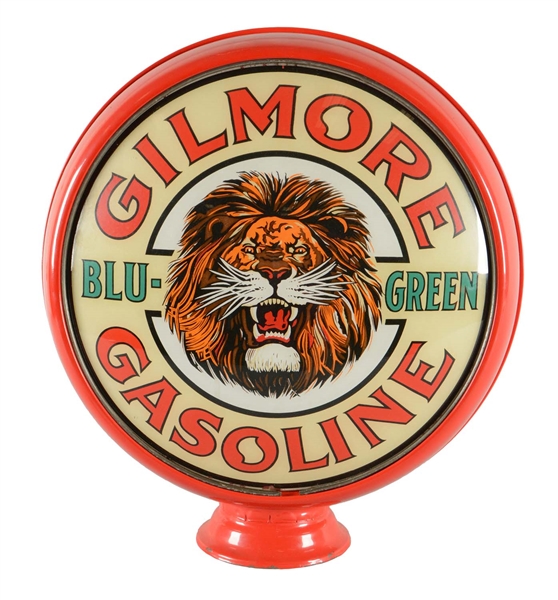 GILMORE BLU-GREEN 15" SINGLE GLOBE LENS. 