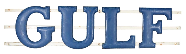 GULF PORCELAIN LETTERS.