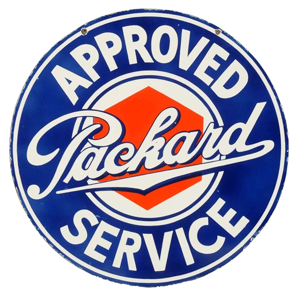 REPRODUCTION APPROVED PACKARD SERVICE SIGN.