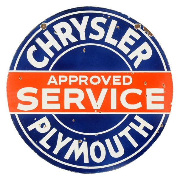 REPRODUCTION CHRYSLER PLYMOUTH SIGN.
