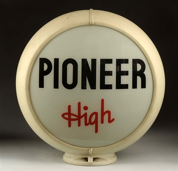 PIONEER HIGH 13-1/2" GLOBE LENSES.