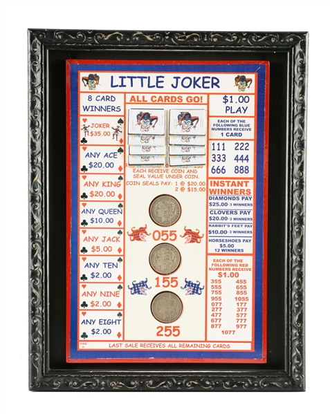 $1 LITTLE JOKER GAMBLING GAME IN FRAME