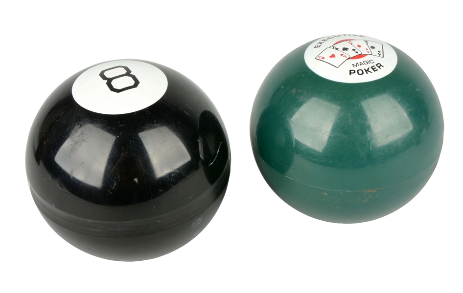 LOT OF 2: MAGIC 8 BALLS