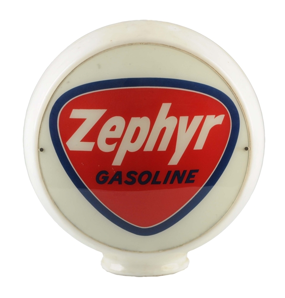 ZEPHYR GASOLINE 13-1/2" GLOBE LENSES.