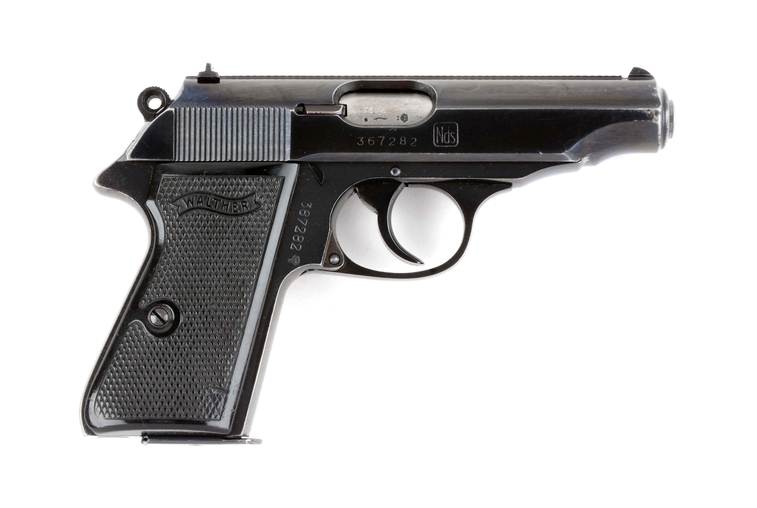 (C) BOXED WALTHER MODEL PP SEMI-AUTOMATIC PISTOL (POLICE MARKED).