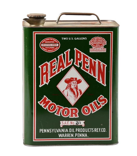 REAL PENN TWO GALLON CAN.