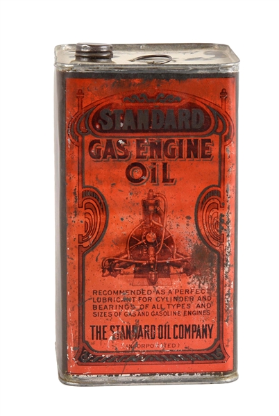 STANDARD OIL GAS ENGINE ONE GALLON SQUARE CAN