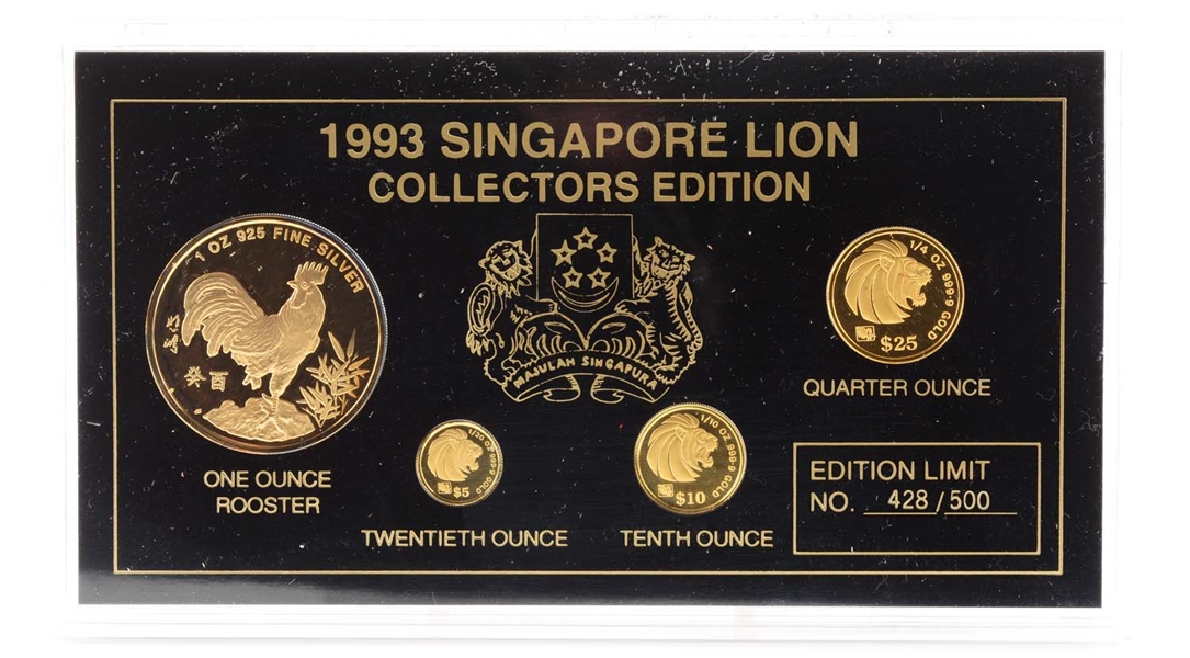 1993 SINGAPORE LION COLLECTORS EDITION.