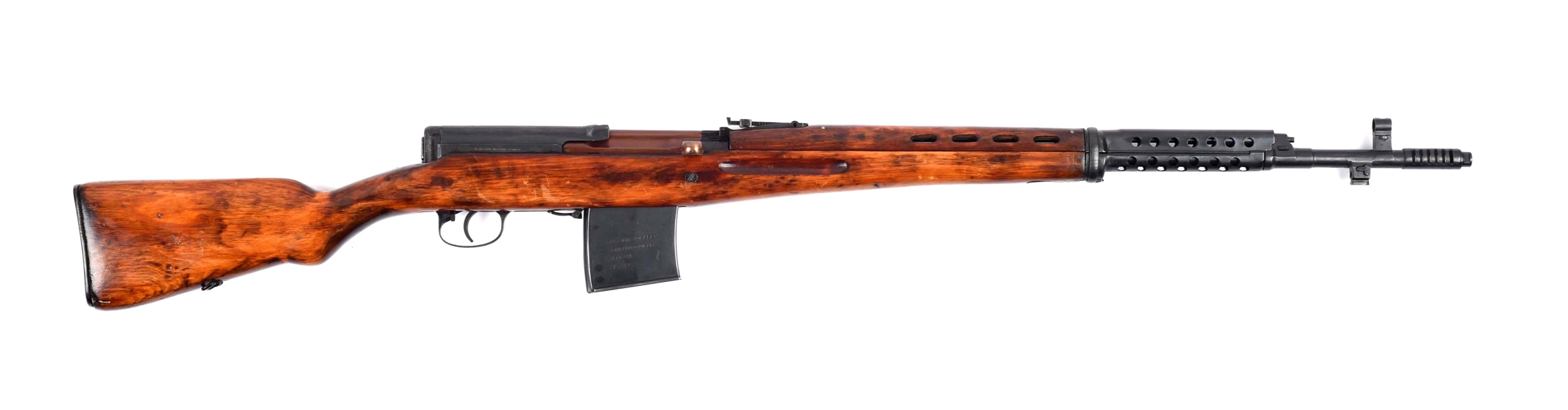 (C) RUSSIAN TOKAREV SVT-40 SEMI-AUTOMATIC MILITARY RIFLE.