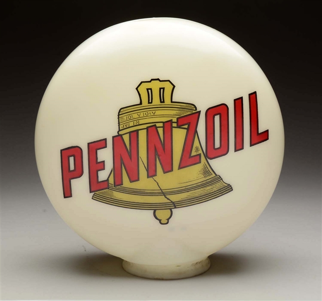 PENNZOIL W/ BELL GRAPHIC OPB GLOBE.