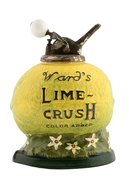 WARDS LIME CRUSH SYRUP DISPENSER. 