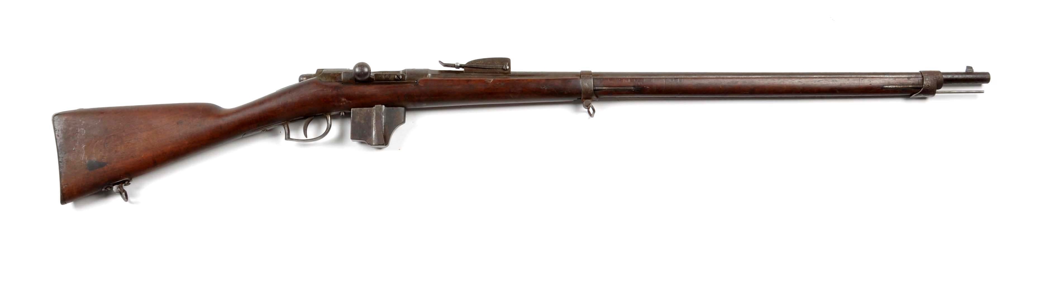 A) model 1871 beaumont bolt action rifle. 
