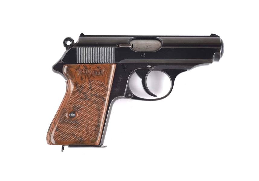 (C) PRE-WAR WALTHER PPK SEMI-AUTOMATIC PISTOL.     