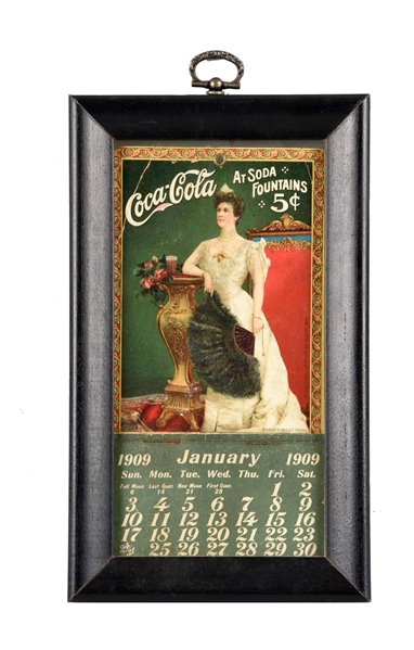 COCA - COLA 1909 ADVERTISING CALENDAR. 