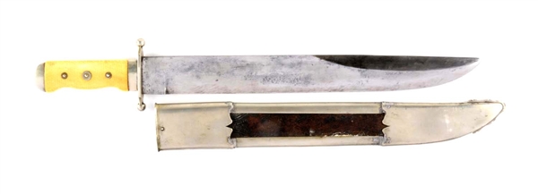 HUGE “IMPROVED PATTERN” BOWIE KNIFE BY SCHIVELY, PHILADELPHIA. 
