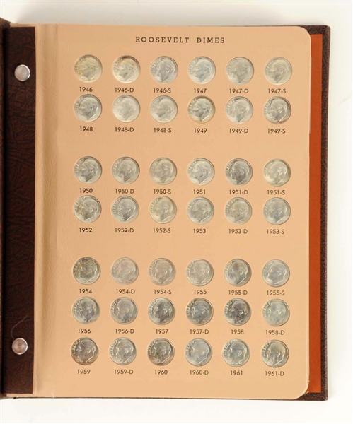 ROOSEVELT DIME COLLECTION.