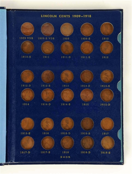 LINCOLN CENTS COLLECTION.