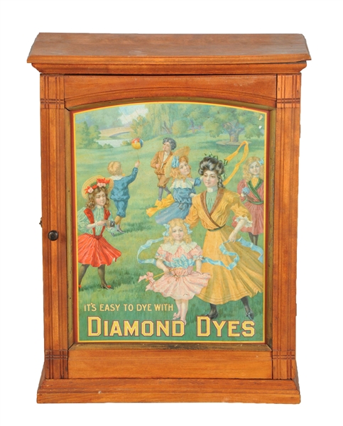 DIAMOND DYES STORE DISPLAY CABINET. 