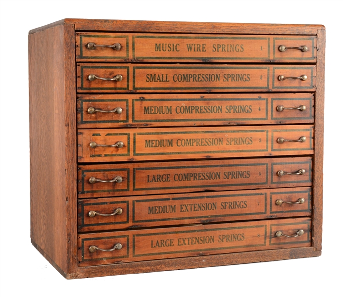 ORIGINAL 1880S SPRING CABINET.