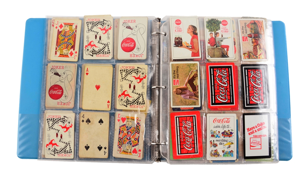 BOOK OF ASSORTED COCA - COLA CARDS & COUPONS. 