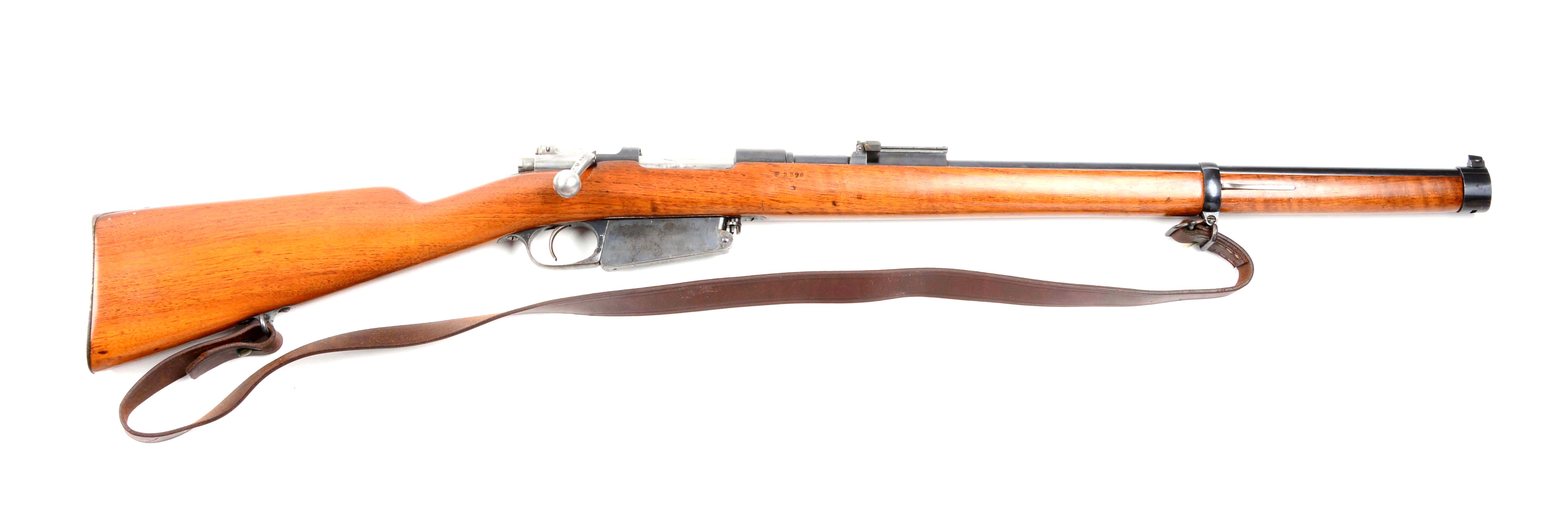 (C) loewe & company 1891 argentine mauser carbine. 