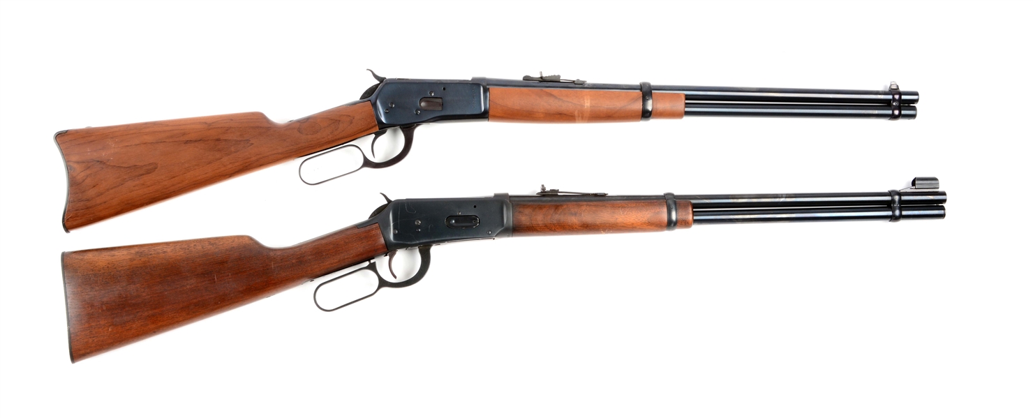 (M) LOT OF 2: LEVER ACTION RIFLES.