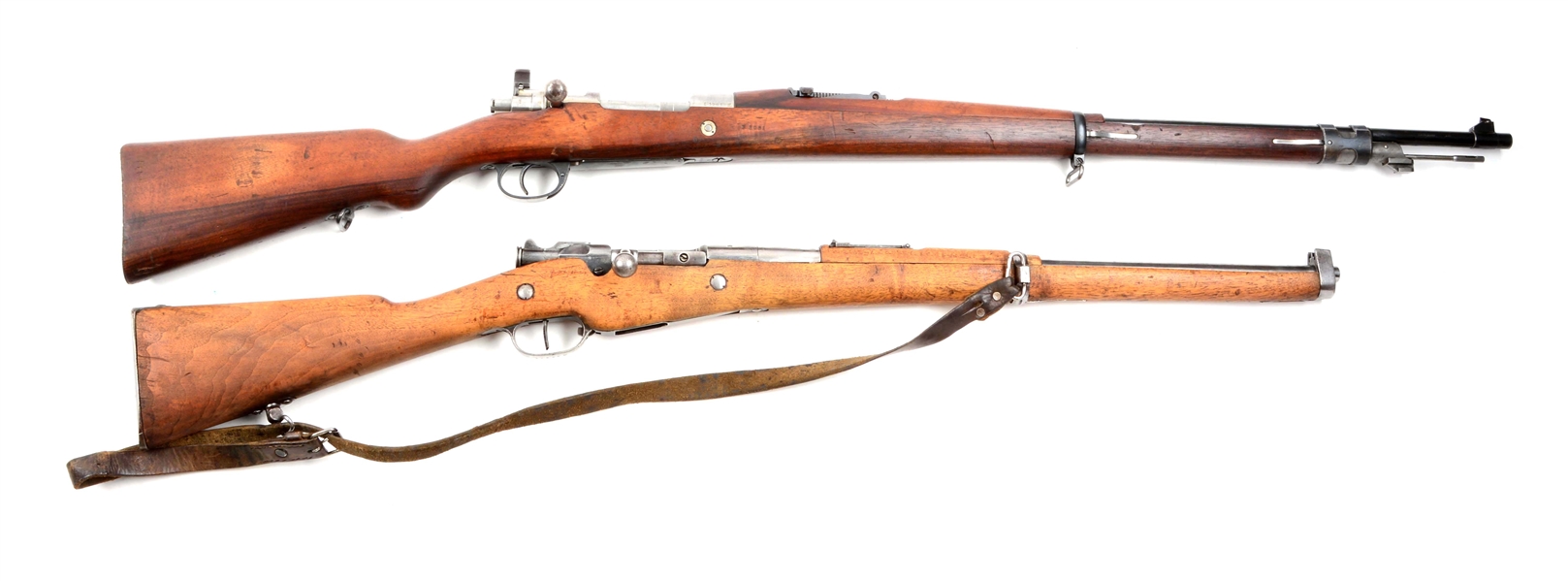 (C) LOT OF 2: FRENCH & ARGENTINE BOLT ACTION RIFLES.