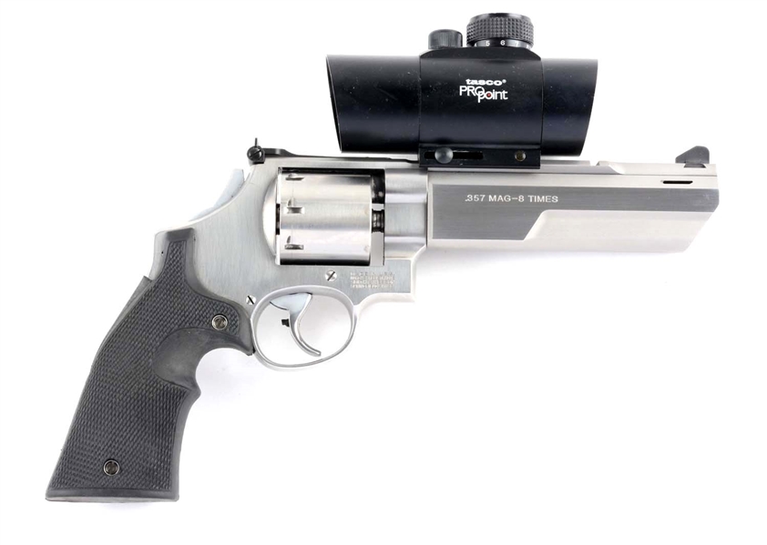 (M) CASED S&W MODEL 627-PC PERFORMANCE CENTER DOUBLE ACTION REVOLVER.