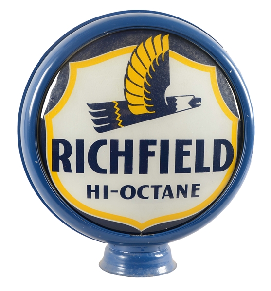 RICHFIELD HI-OCTANE 15" GLOBE LENSES.