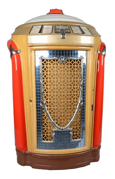 1948 SEEBURG "TRASHCAN" PHONOGRAPH JUKEBOX.