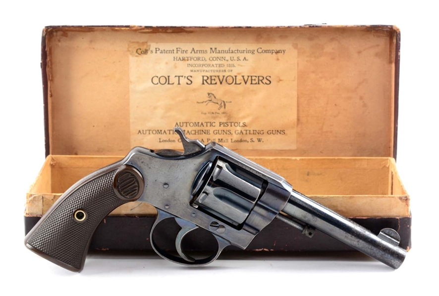 (C) BOXED COLT POLICE POSITIVE .38 DOUBLE ACTION REVOLVER.