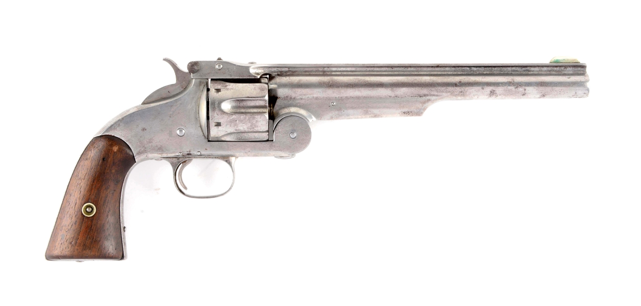 (A) S&W 1ST MODEL AMERICAN SINGLE ACTION REVOLVER.