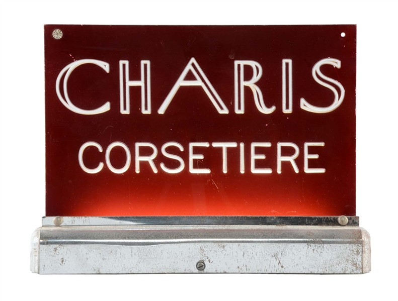 CHARIS CORSETIERE LIGHT UP SIGN.