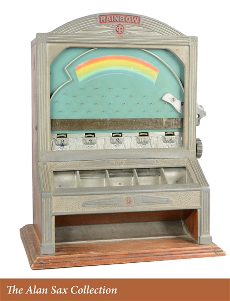 **1¢ O.D. JENNINGS RAINBOW COUNTER POCKET TRADE STIMULATOR. 