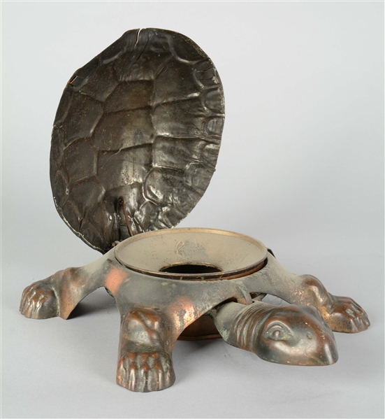 Lot Detail - FIGURAL CAST IRON TURTLE SPITTOON.