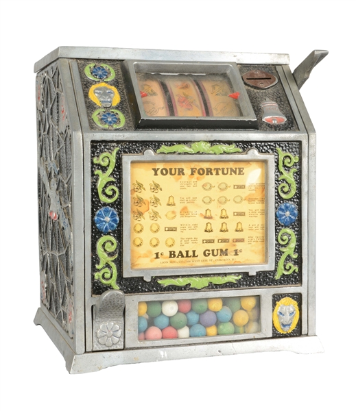 1¢ LION MFG. PURITAN BABY VENDOR TRADE STIMULATOR.